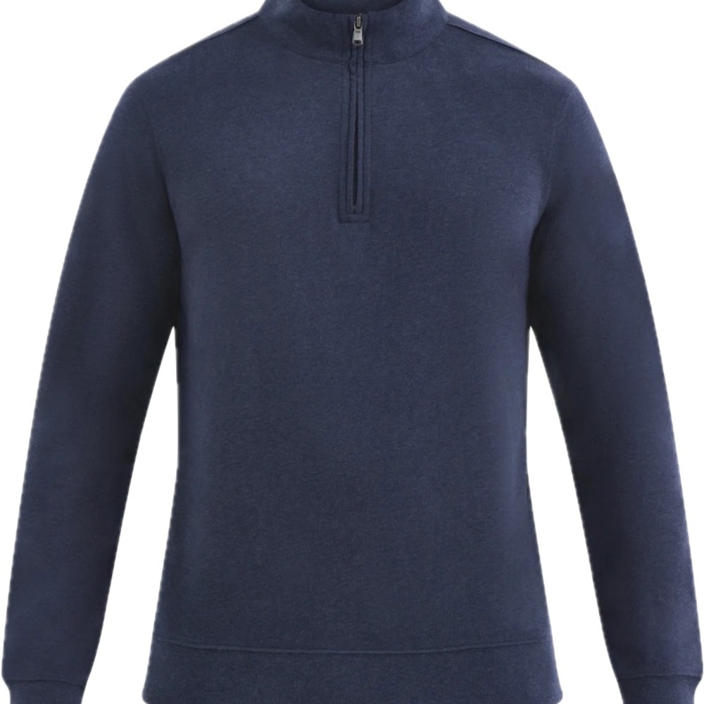 George Men's Deep Blue Half-Zip Jacket